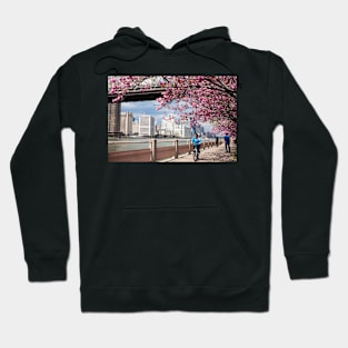 Riding Under the Cherry Blossoms Hoodie